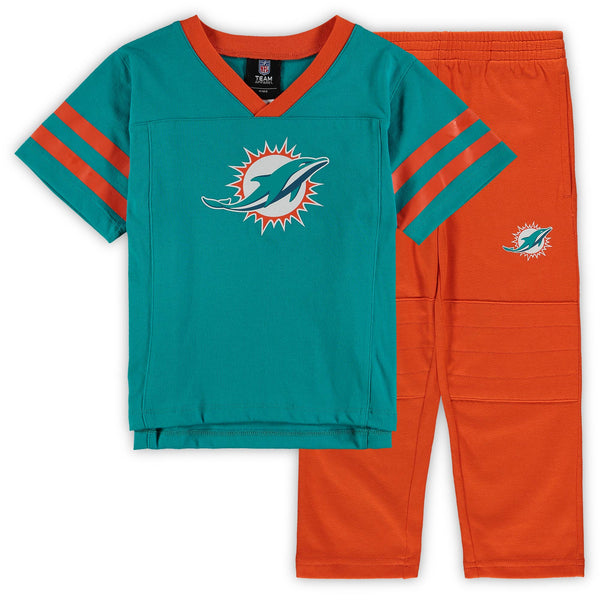Miami Dolphins Toddler Training Camp T-Shirt & Pants Set